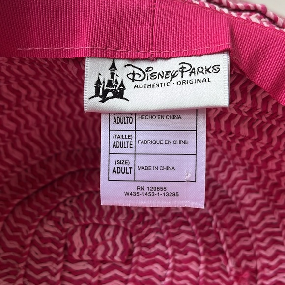 Disney Parks Pretty Pink Floppy Sun Hat Size Adult - Picture 2 of 4